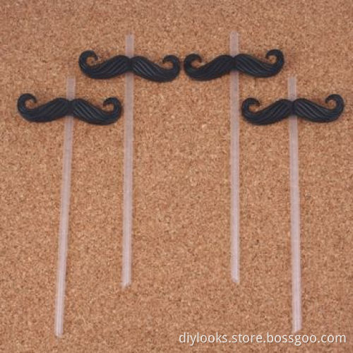 Funny Sell Meng Arab Beard Plastic Straws